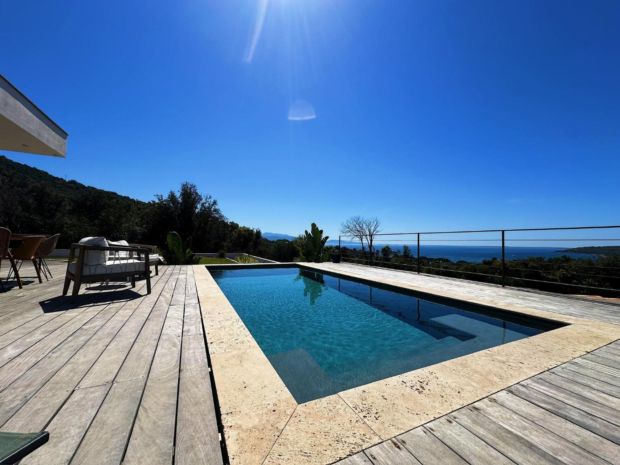 Villas De Standing Avec Magnifique Vue Mer Et Piscines Privees, Sagone Sagone  Bagian luar foto