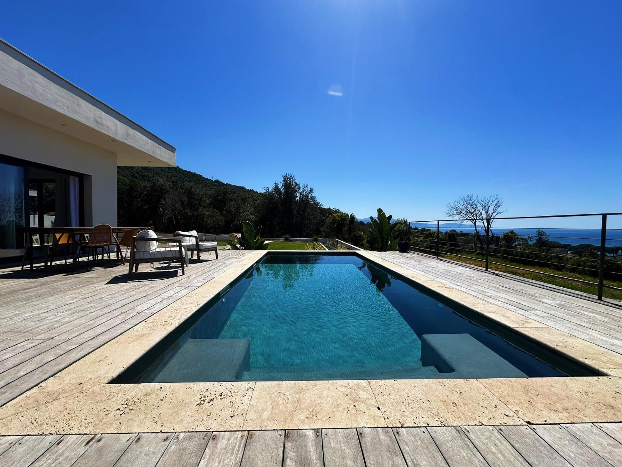 Villas De Standing Avec Magnifique Vue Mer Et Piscines Privees, Sagone Sagone  Bagian luar foto