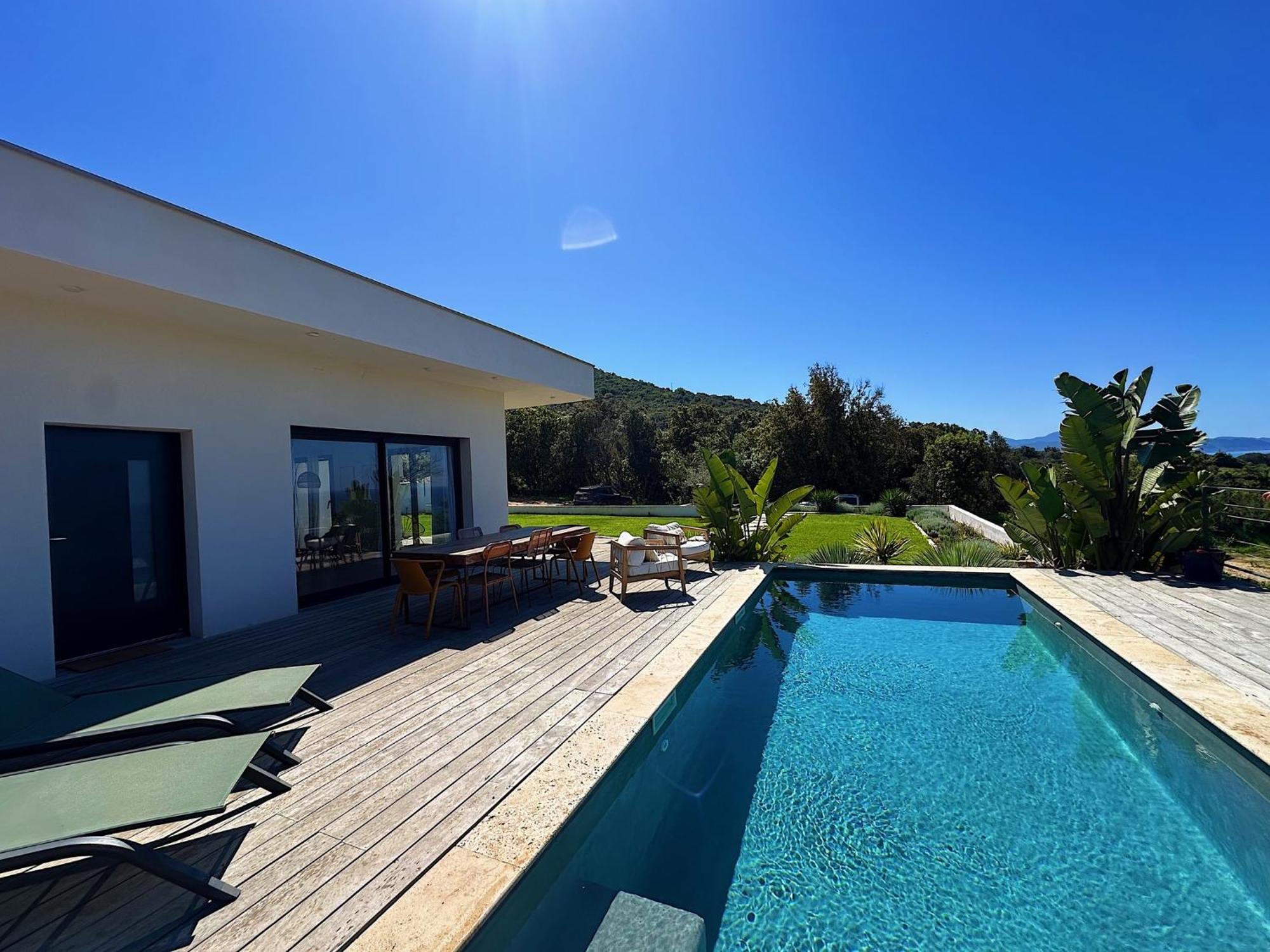 Villas De Standing Avec Magnifique Vue Mer Et Piscines Privees, Sagone Sagone  Bagian luar foto